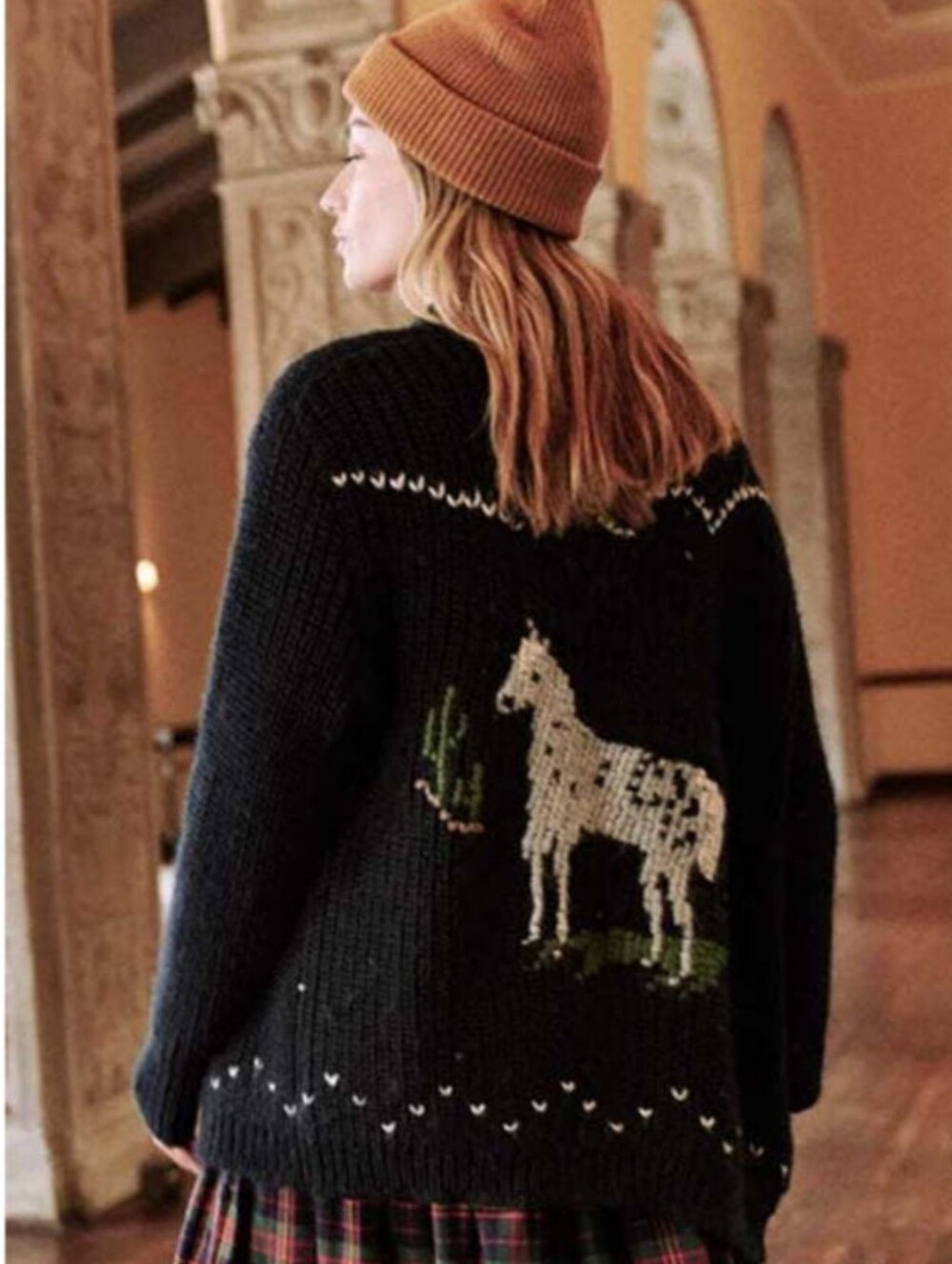 The Great Equestrian Lodge Cardigan In Navy - Picture 15 of 16